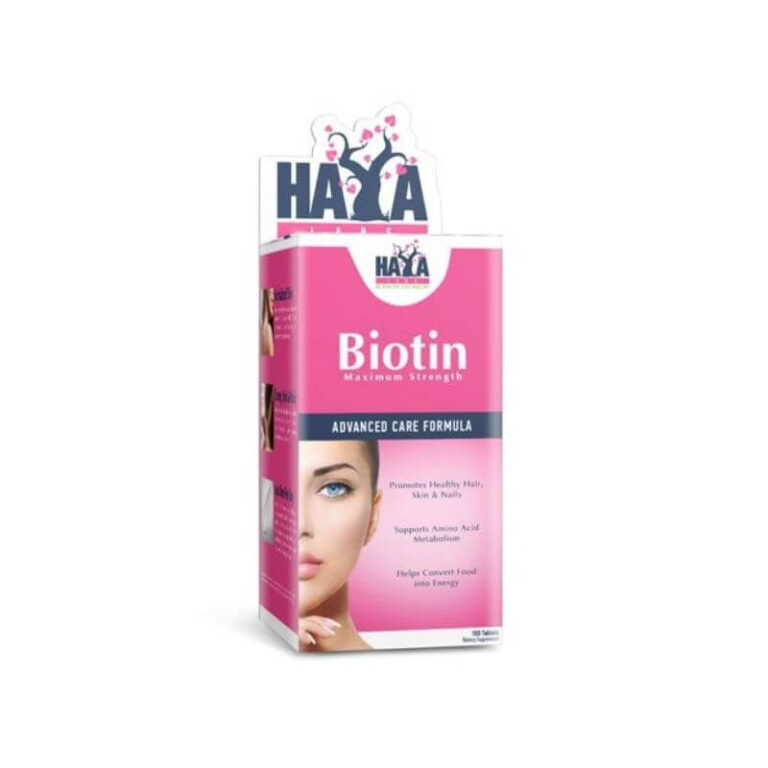 Haya Labs Biotin Grožiui 100tab.