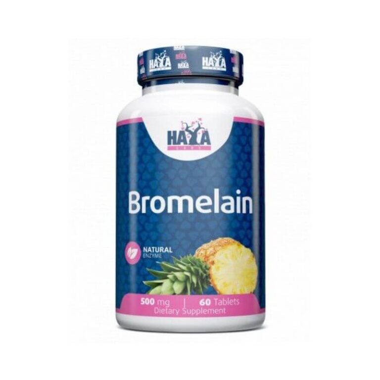 Haya Labs Bromelain Virškinimui 60 kaps.