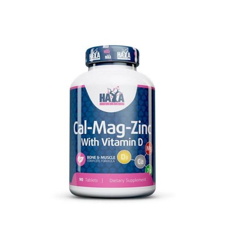 Haya Labs Cal – Mag – Zinc & Vitamin D 90tab.