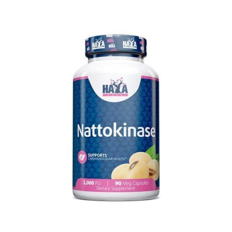 Haya Labs Nattokinase Širdžiai 90kaps.