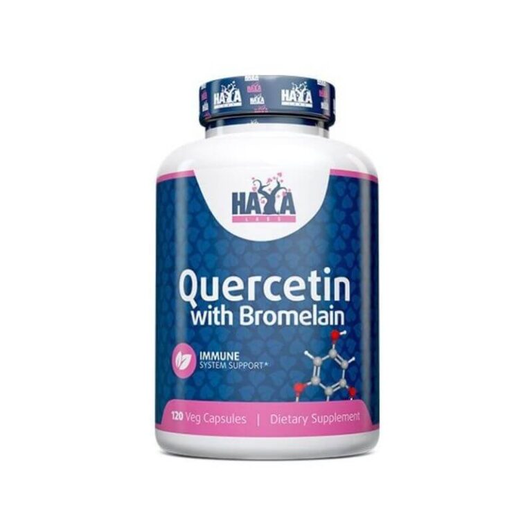 Haya Labs Quercetin + Bromelain 120kaps.